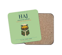 Thumbnail for Hannover Airport (HAJ) design on light green 1 piece coaster