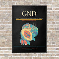 Thumbnail for Maurice Bishop International Airport GND — St. George's vertical canvas print - framed - black background