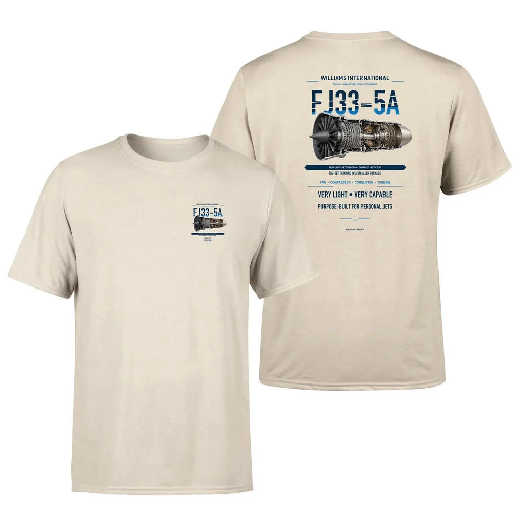 FJ33-5A design on beige t shirt