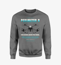 Thumbnail for Skyfront Perimeter 8 design on gray sweatshirt
