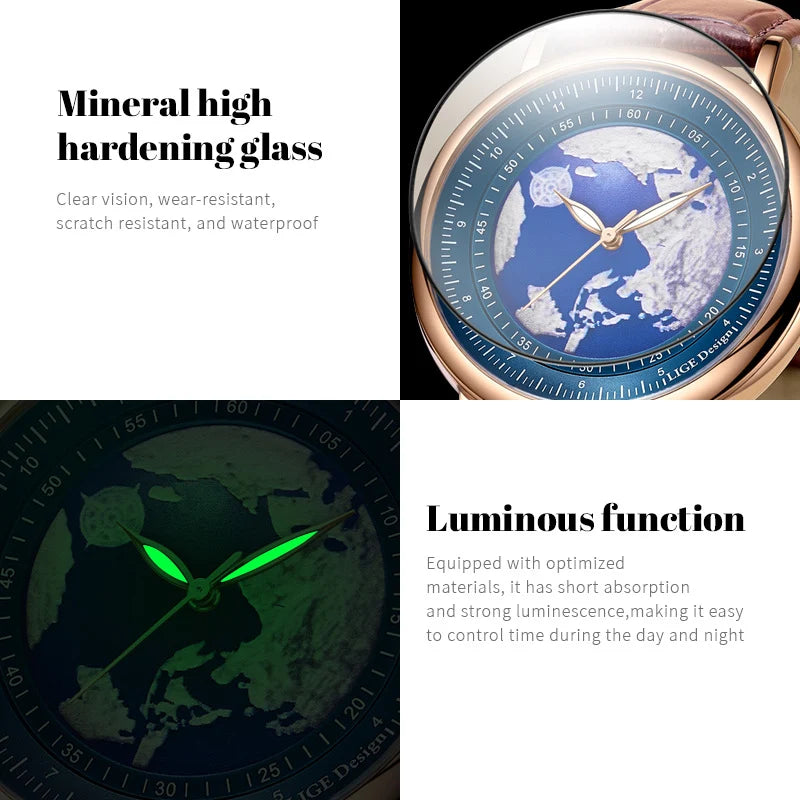 Waterproof Luminous Unique Men Watch - view 5