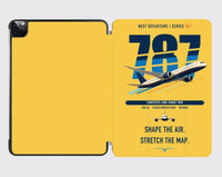 Thumbnail for Boeing 787-9 Dreamliner design on yellow ipad tablet case