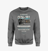 Thumbnail for CF34-3B1 design on gray sweatshirt
