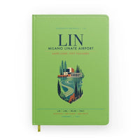 Thumbnail for Milano Linate Airport (LIN) design on light green notebook