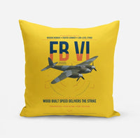 Thumbnail for de Havilland Mosquito FB VI design on yellow pillow