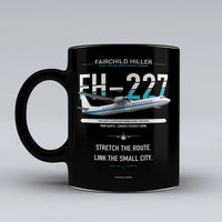 Thumbnail for Hiller FH-227B Mug design on black fairchild