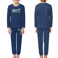Thumbnail for The Airbus A320Neo children pajamas - Dark Blue