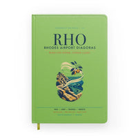 Thumbnail for Rhodes Airport Diagoras (RHO) design on light green notebook