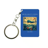 Thumbnail for VINTAGE G4501 - The Blackout Landing - Designed Key Chain design on blue