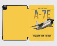 Thumbnail for A-7E Corsair II design on yellow ipad tablet case