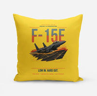 Thumbnail for F-15E Strike Eagle design on yellow pillow