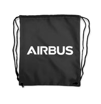 Thumbnail for Airbus & Text Drawstring Bag - view 3