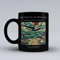 Thumbnail for VINTAGE G4064 - The Ocean Surveyors - Ceramic Mug design on black