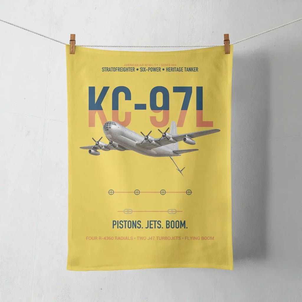KC-97L STRATOFREIGHTER design on yellow towel