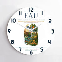 Thumbnail for Chippewa Valley Regional Airport (EAU) design on white no frame wall clock