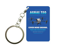 Thumbnail for DJI Agras T50 Key Chain design on blue key chain