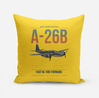 Thumbnail for A-26B Invader design on yellow pillow