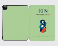 Thumbnail for Eindhoven Airport (EIN) design on light green ipad tablet case