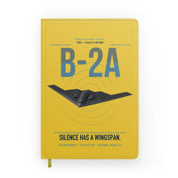 Thumbnail for B-2A Spirit design on yellow notebook