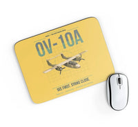 Thumbnail for OV-10A Bronco design on yellow rectangle mouse pad