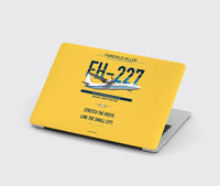 Thumbnail for Fairchild Hiller FH-227B design on yellow MacBook case