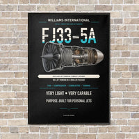 Thumbnail for FJ33-5A vertical canvas print - framed - black background