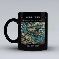 Thumbnail for VINTAGE G4069 - The Atoll Fuel Stop - Ceramic Mug design on black