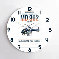 Thumbnail for MD Helicopters MD 902 Explorer design on white no frame wall clock