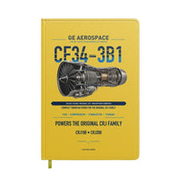 Thumbnail for CF34-3B1 design on yellow notebook