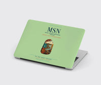 Thumbnail for Dane County Regional Airport Madison (MSN) design on light green MacBook case