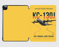 Thumbnail for KC-130J SUPER HERCULES design on yellow ipad tablet case