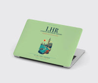 Thumbnail for London Heathrow Airport (LHR) design on light green MacBook case