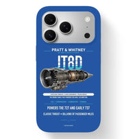 Thumbnail for JT8D Case design on blue iphone case