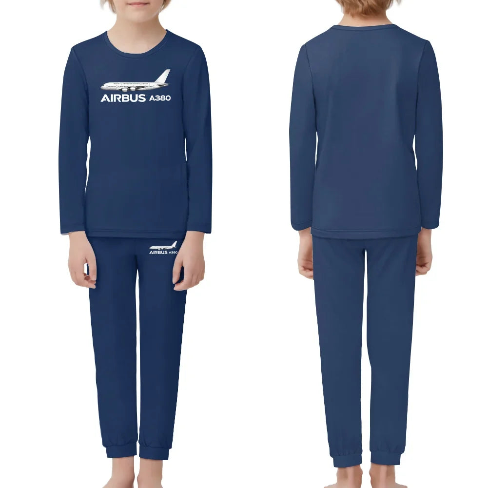 The Airbus A380 children pajamas - Dark Blue
