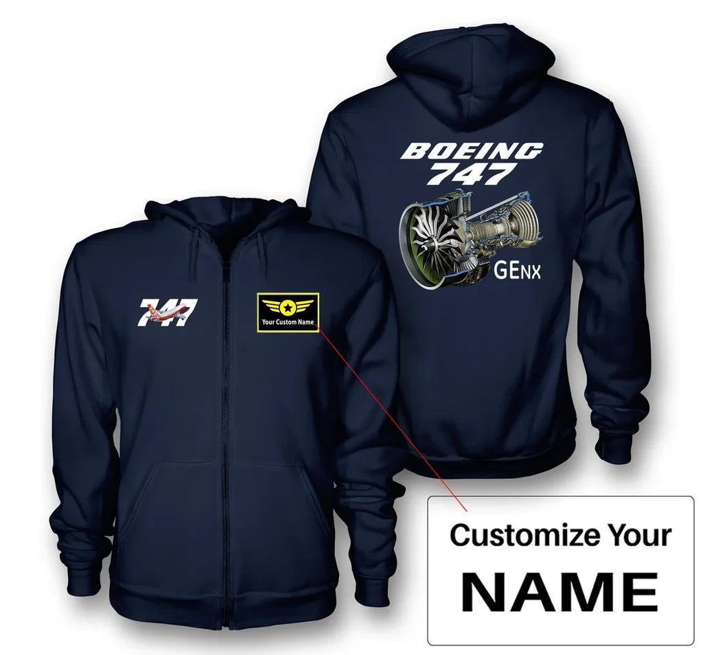 Customisable Boeing 747 Hoodie - view 3