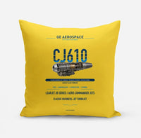 Thumbnail for CJ610 design on yellow pillow