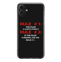 Thumbnail for Rule 1 - Pilot is iPhone Case - view 3