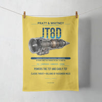 Thumbnail for JT8D design on yellow towel