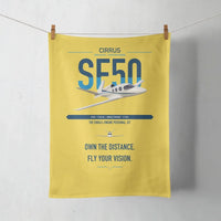 Thumbnail for Cirrus Vision Jet G2+ design on yellow towel