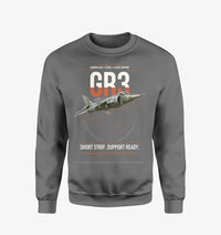 Thumbnail for Hawker Siddeley Harrier GR3 design on gray sweatshirt