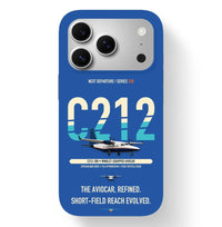 Thumbnail for CASA C-212-300 Aviocar Case design on blue iphone case