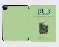 Thumbnail for Dunedin Airport (DUD) design on light green ipad tablet case