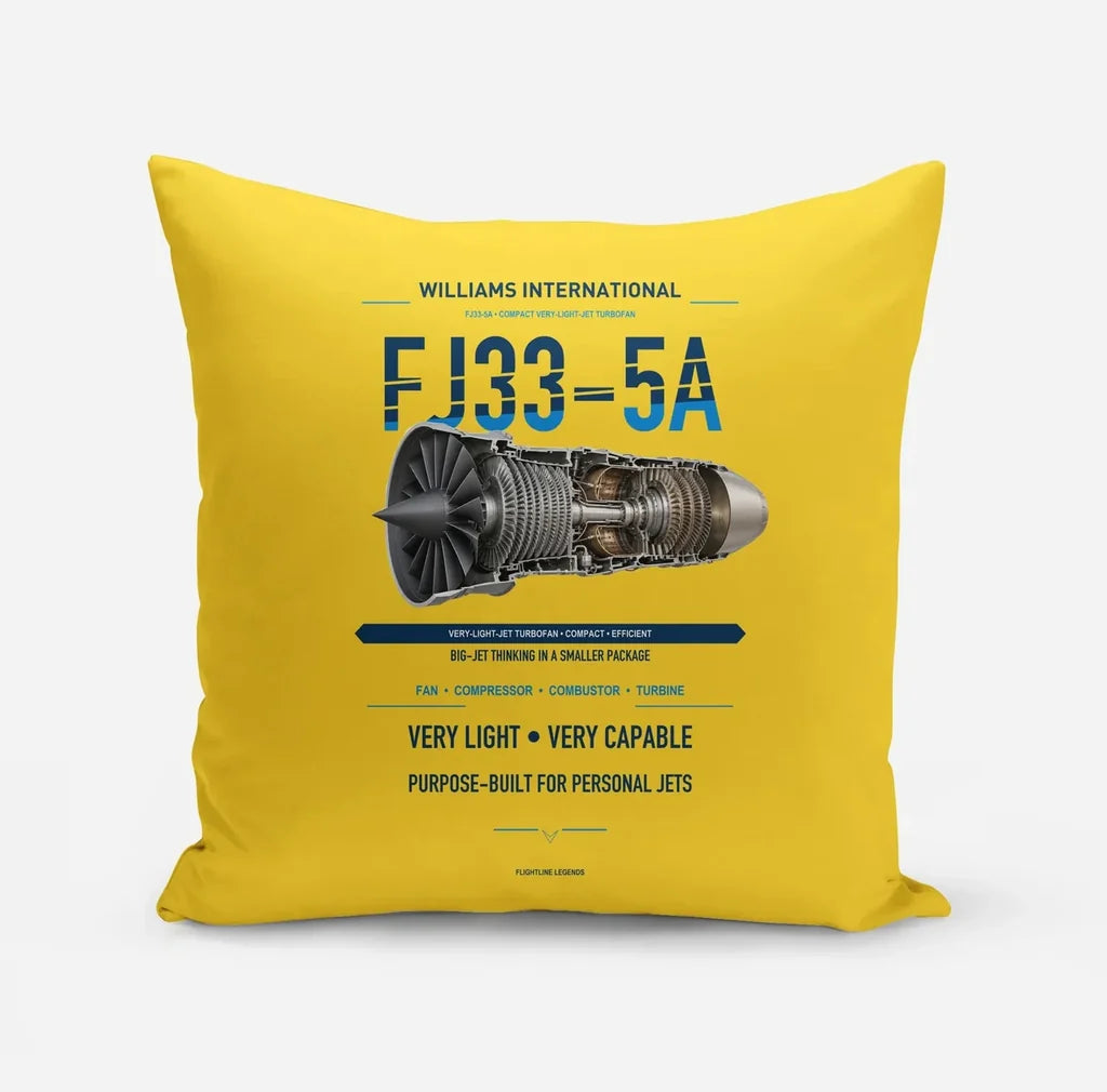 FJ33-5A design on yellow pillow