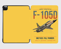 Thumbnail for F-105D Thunderchief design on yellow ipad tablet case