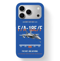 Thumbnail for F A-18E F Buddy Tanker design on blue magsafe iphone case, for iPhone 17 Pro