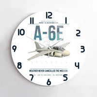 Thumbnail for A-6E Intruder design on white no frame wall clock