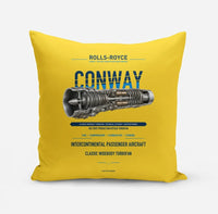 Thumbnail for CONWAY design on yellow pillow