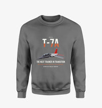 Thumbnail for T-7A Red Hawk design on gray sweatshirt