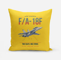 Thumbnail for F-A-18F Super Hornet design on yellow pillow