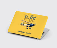 Thumbnail for Curtiss P-6E Hawk design on yellow MacBook case